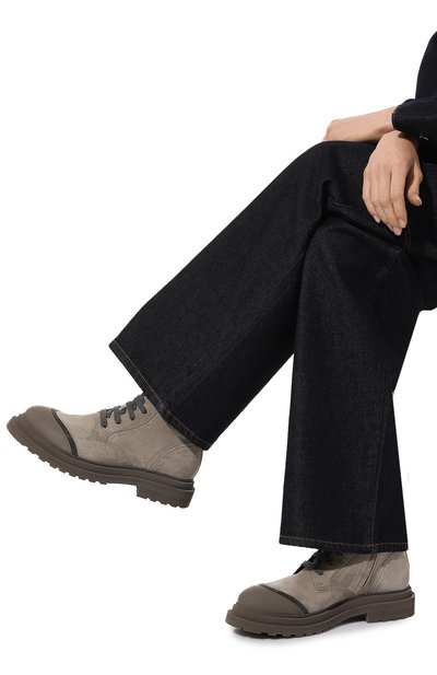 Замшевые ботинки BRUNELLO CUCINELLI, арт. MZSFGBP175, фото 3