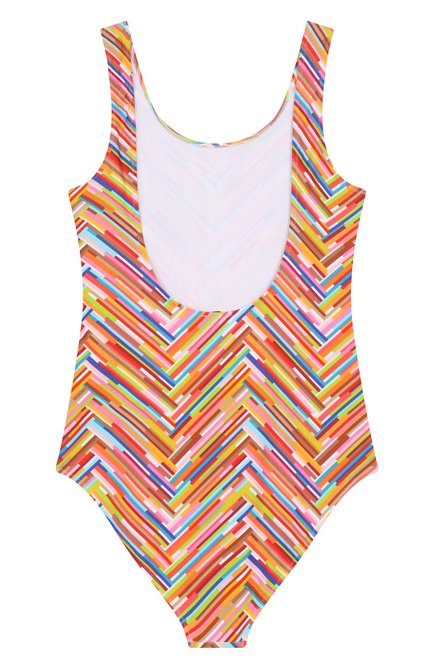 Детского слитный купальник MISSONI разноцветного цвета, арт. MWCA49/Z2891/12-16 | Фото 2 (Материал сплава: Проставлено; Нос: Не проставле�но)
