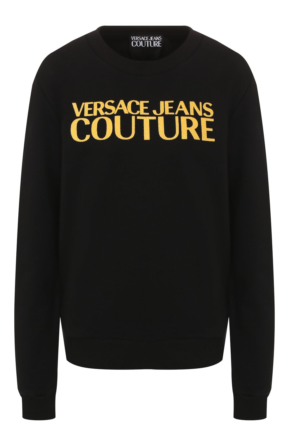 Хлопковый свитшот VERSACE JEANS COUTURE, арт. B6HUA798-UDP309 L0G0 CAVIAR/30211, фото 1