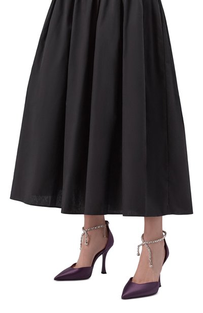 Женские текстильные туфли stevie 100 JIMMY CHOO, арт. STEVIE100SAT