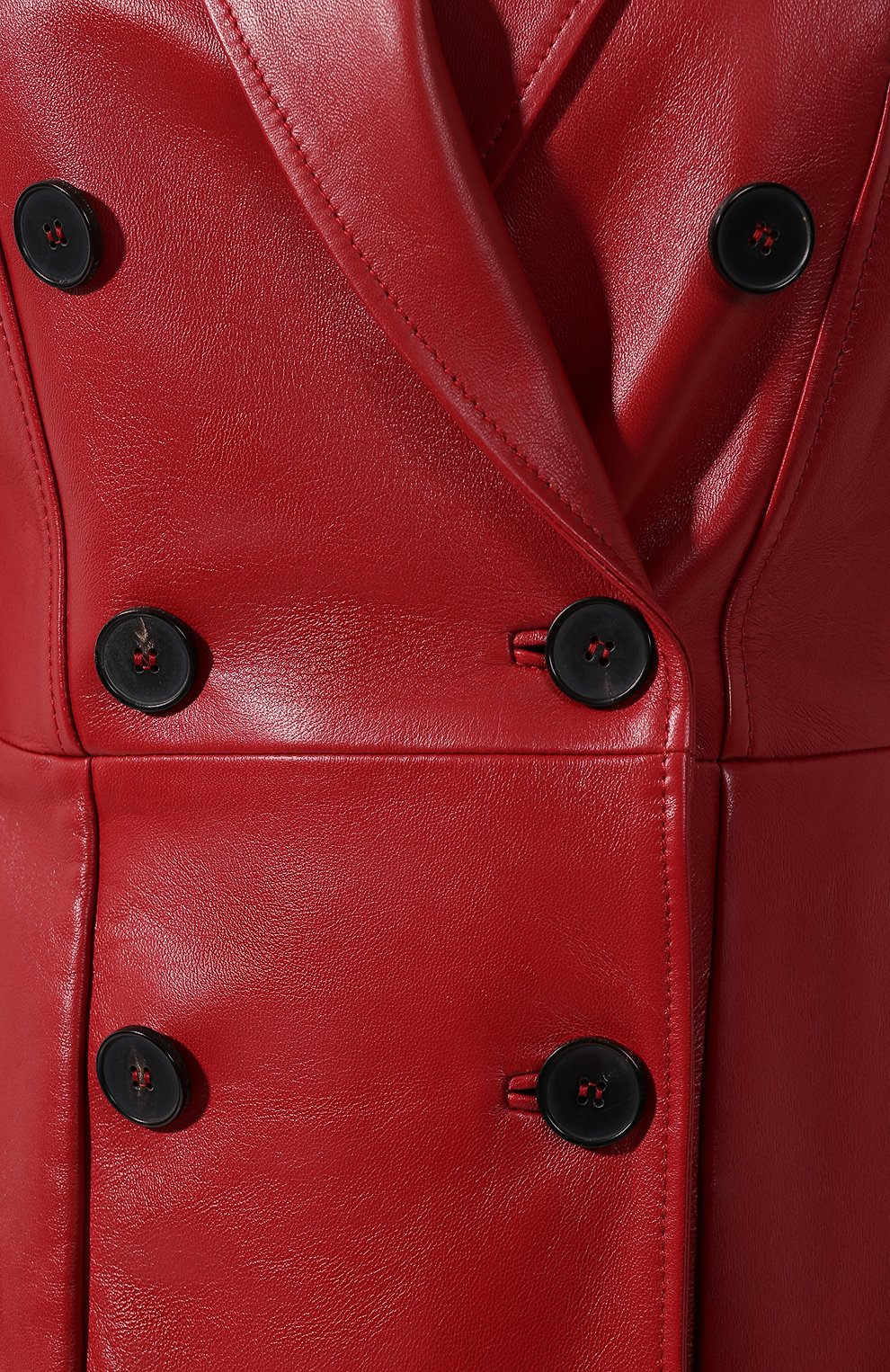 Кожаное пальто ALEXANDER MCQUEEN, арт. 585005/Q5AA0, фото 5