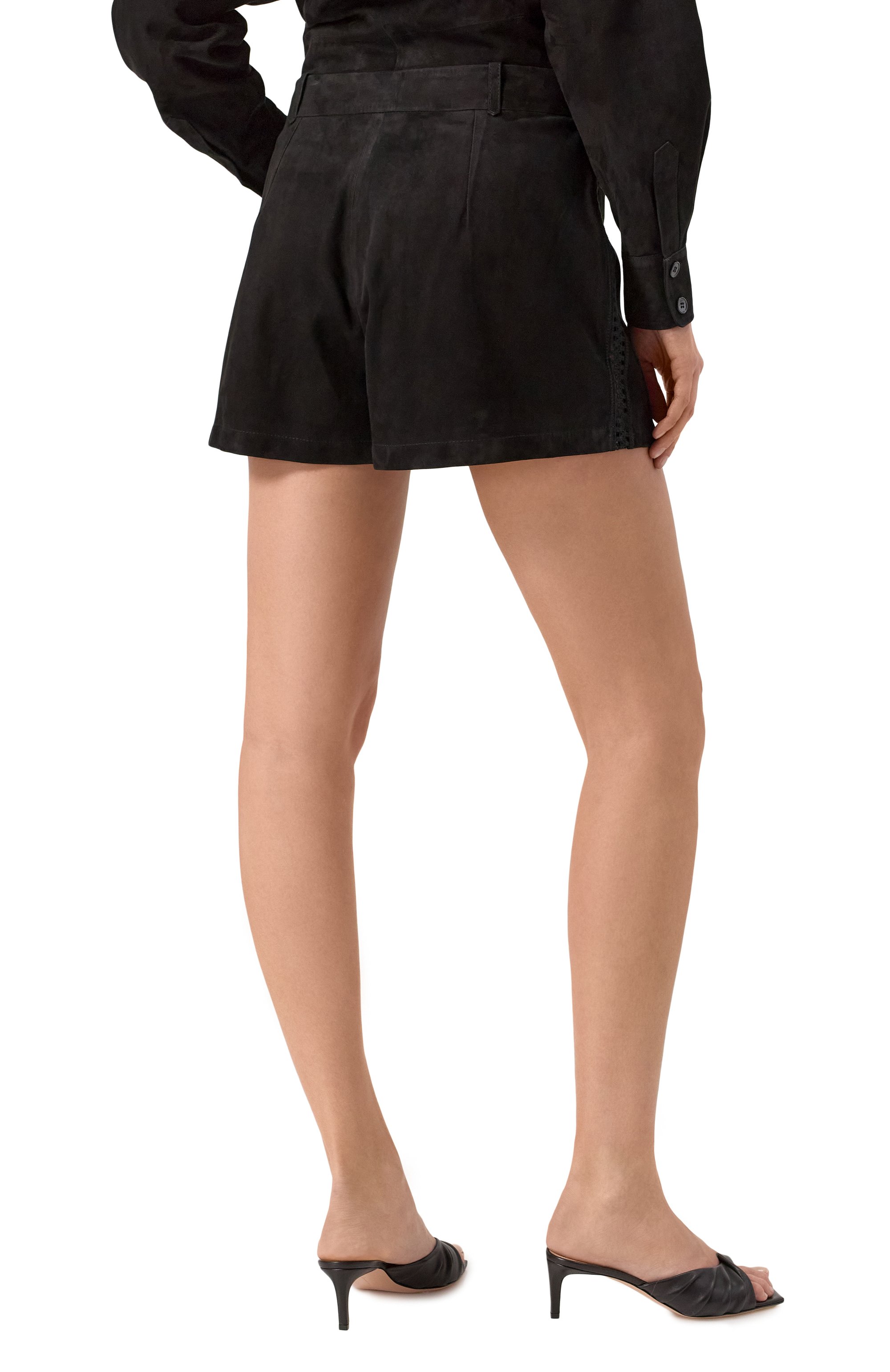 Замшевые шорты MVST, арт. ZBST-Y066-2, фото 4