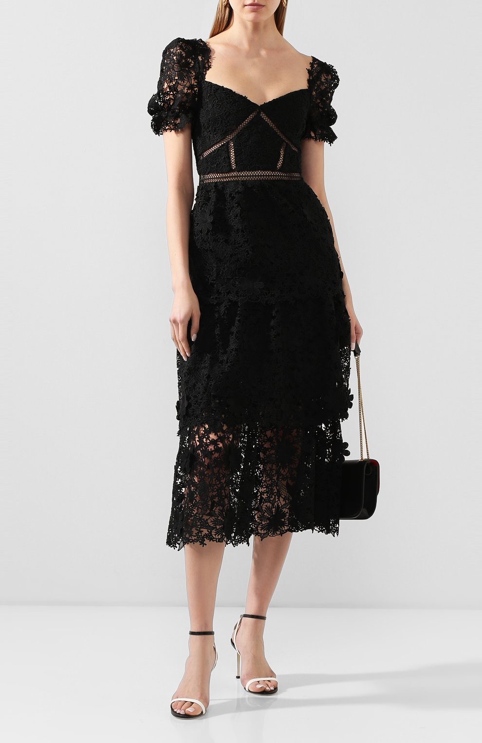 Платье-миди SELF-PORTRAIT, арт. SS20-118, фото 2