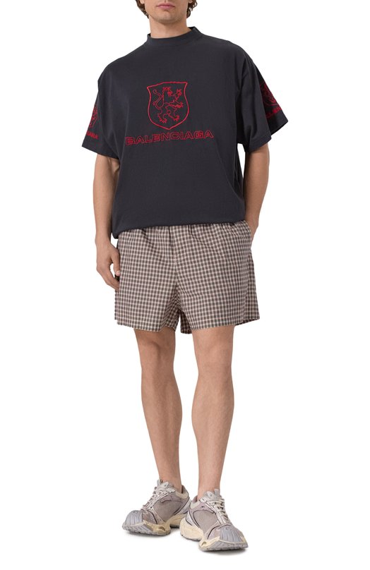 Хлопковые шорты Balenciaga 831389/TSM07 Разноцветный  831389/TSM07 Фото 2