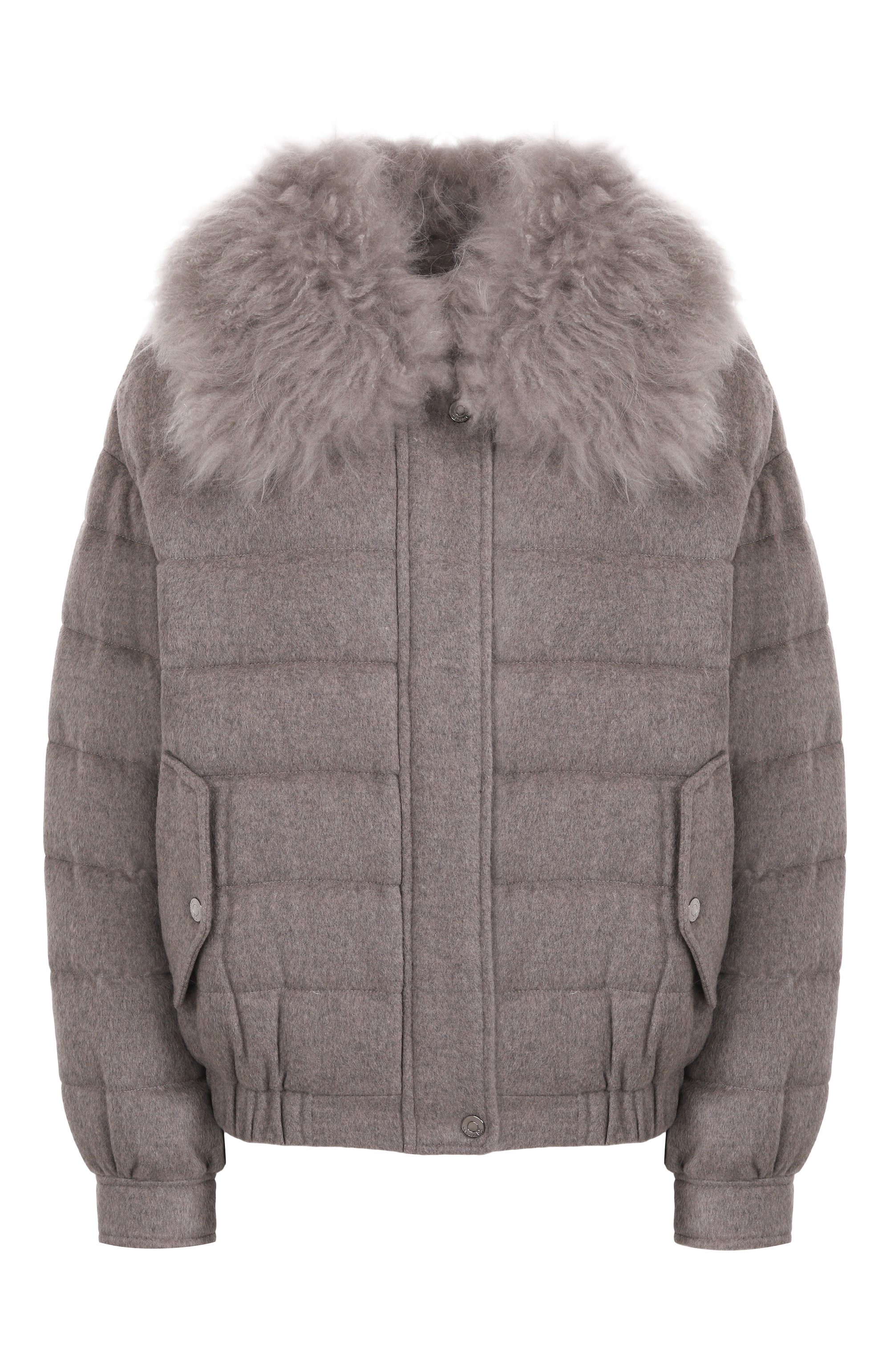 Пуховая куртка из шерсти и кашемира MANZONI24, арт. 25M1567-S0FT0CFE, фото 1