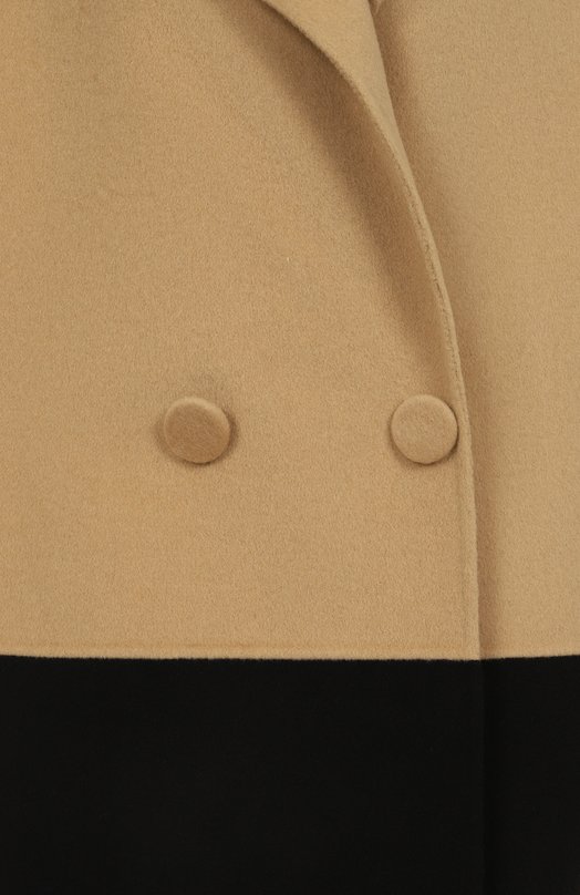 Шерстяное полупальто Max Mara Studio ALPACA Бежевый  ALPACA Фото 6