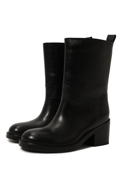 Женские кожаные полусапоги pongo 55 BALLY, арт. WB5500/VT214