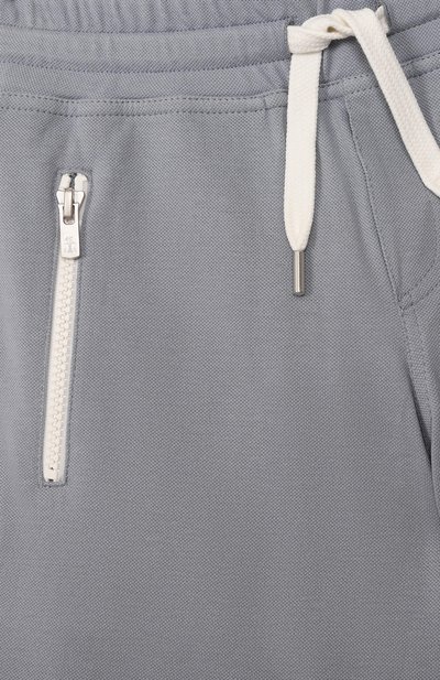 Хлопковые шорты BRUNELLO CUCINELLI, арт. BE854E392C, фото 3