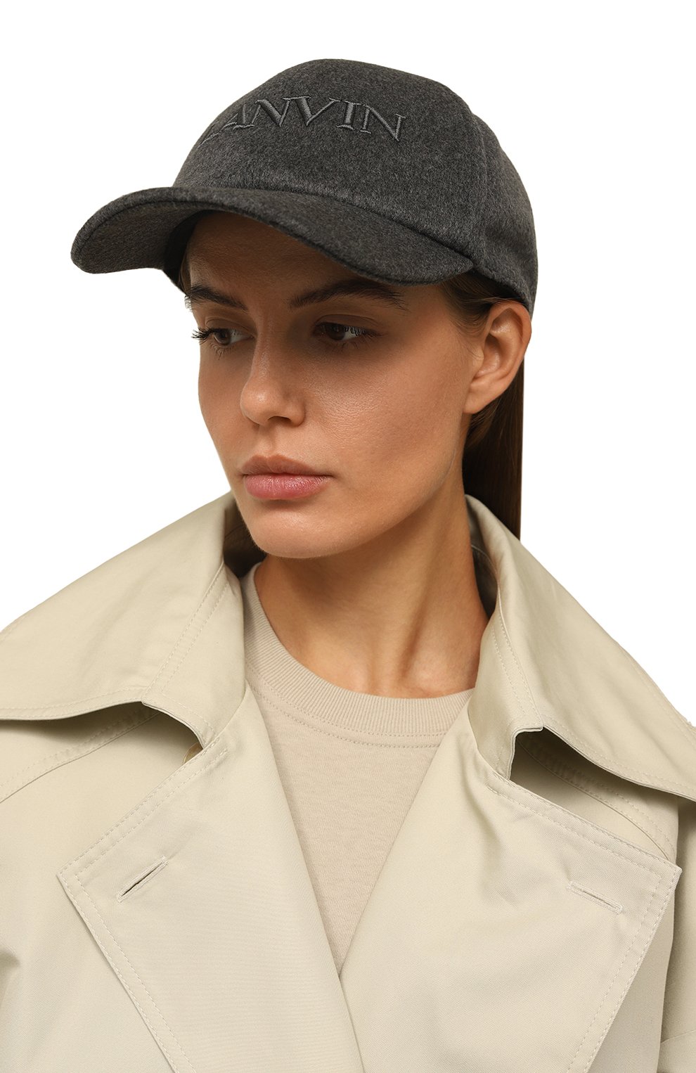 Бейсболка из шерсти и шелка LANVIN, арт. 6LBASE/U7004, фото 2