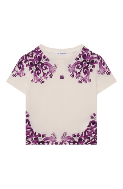 Хлопковая футболка DOLCE & GABBANA, арт. L5JTNK/II7H3/2-6