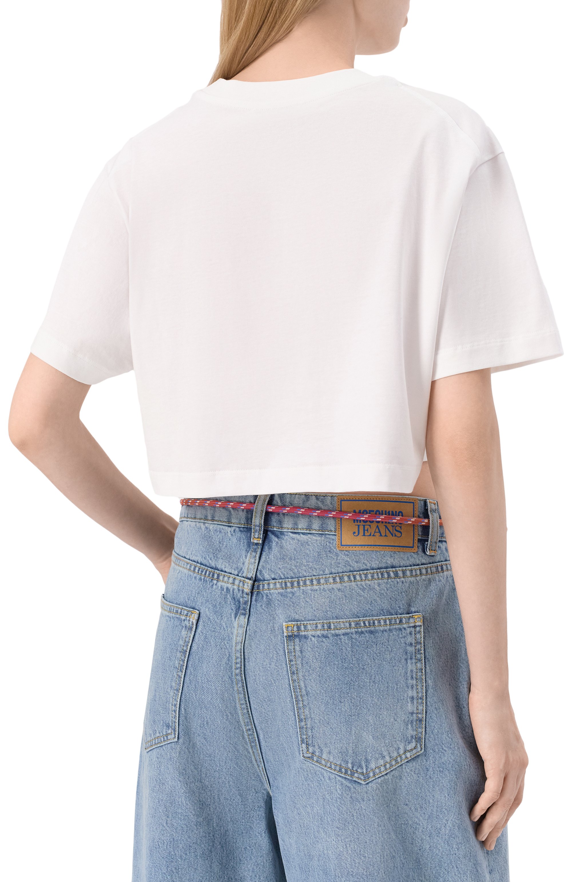 Хлопковая футболка M05CH1NO JEANS, арт. A0706/3229, фото 4