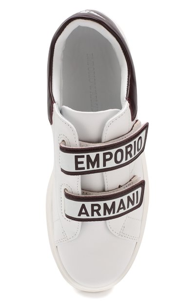 Кожаные кеды EMPORIO ARMANI, арт. XYX007/X0I20/28-34, фото 4