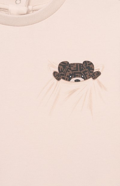 Хлопковый свитшот FENDI, арт. BUH088/8RA, фото 3