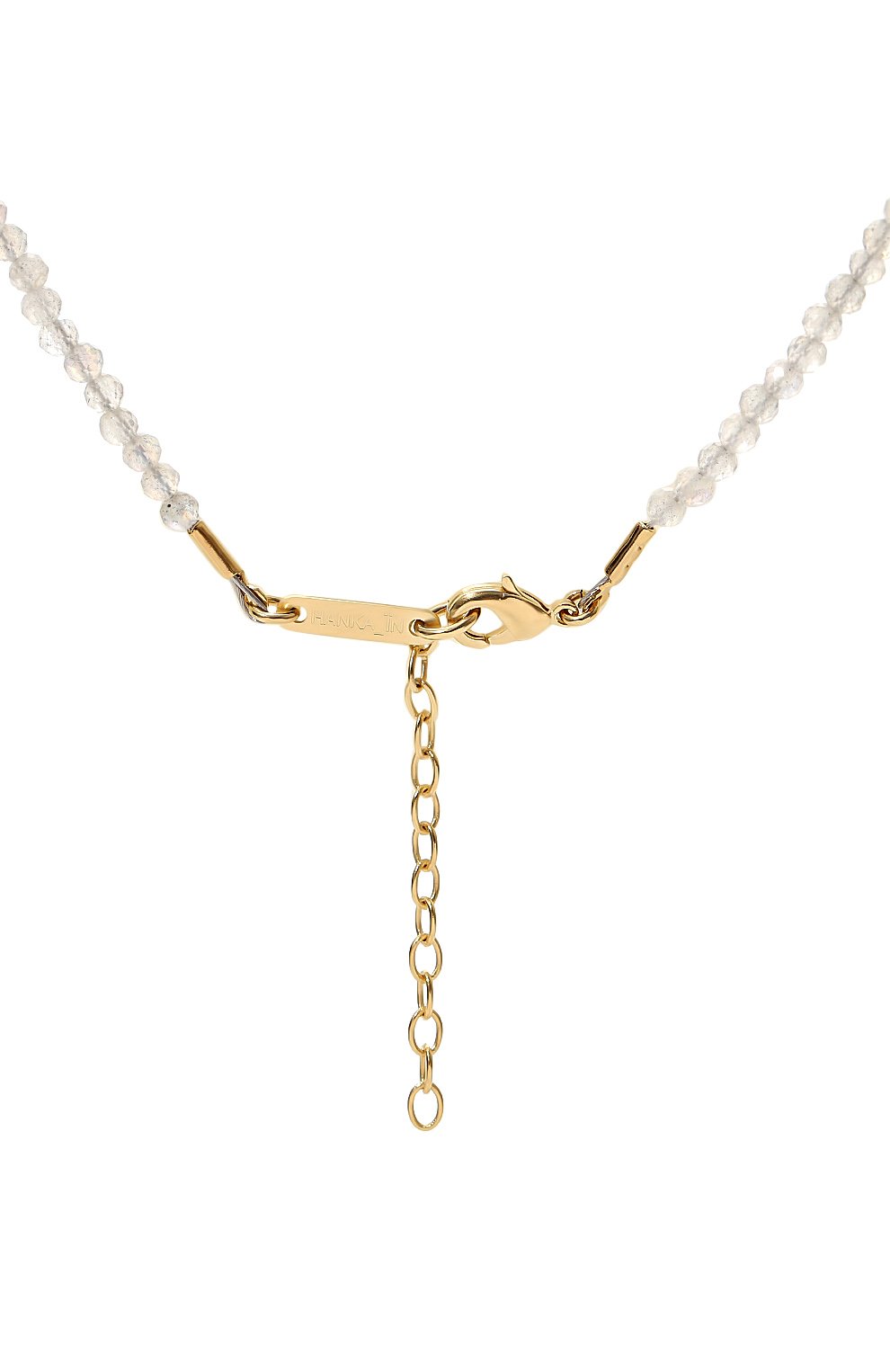 Колье HANKA_IN светло-серого цвета по цене 16550 руб., арт. J0Y-CH-LAB-NAV-0.5M, фото 4 Колье HANKA_IN, арт. J0Y-CH-LAB-NAV-0.5M, фото 4