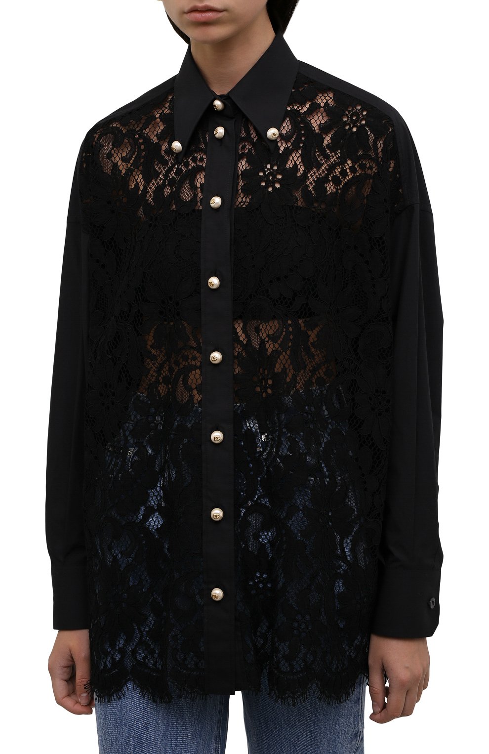 Хлопковая рубашка DOLCE & GABBANA, арт. F5064T/FU5K9, фото 3