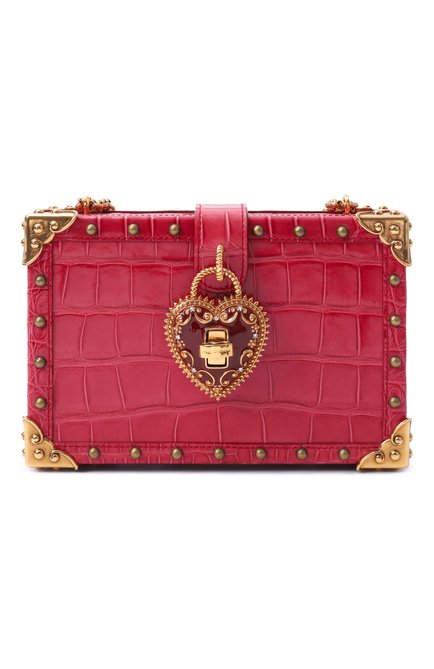 Женская сумка dolce box из кожи аллигатора DOLCE & GABBANA, арт. BB6568/A2R08