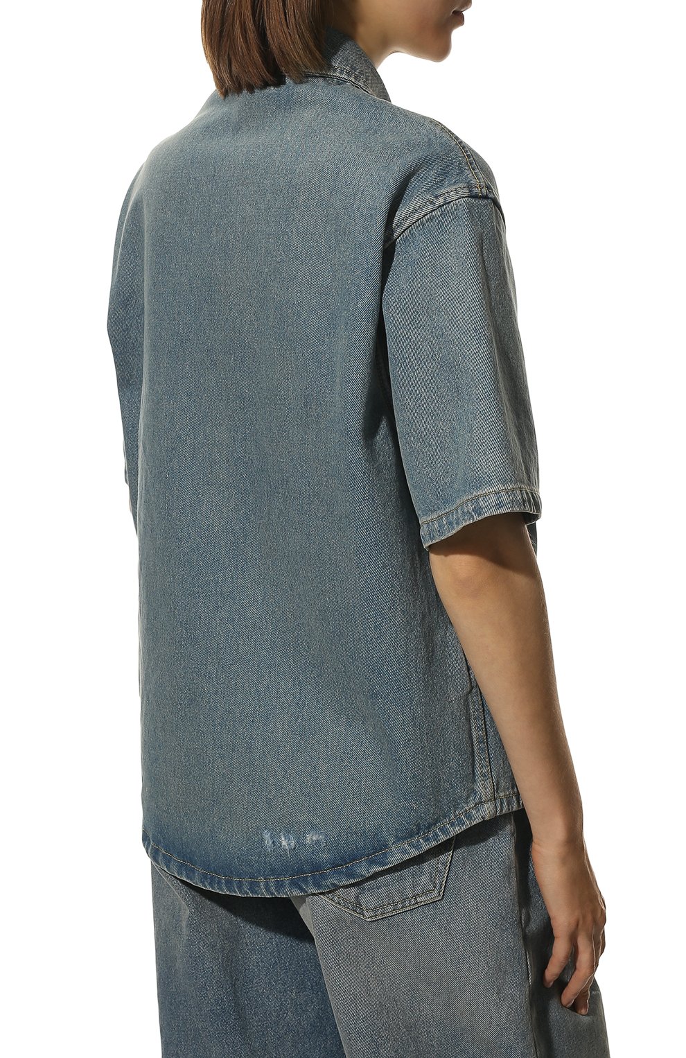 Джинсовая рубашка PRADA, арт. GFC037-1ZAB-F0008-212, фото 4