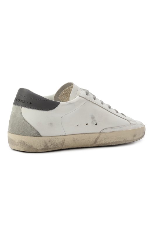 Кожаные кеды Super Star Golden Goose Deluxe Brand GWF00102.F006113 Белый  GWF00102.F006113 Фото 5