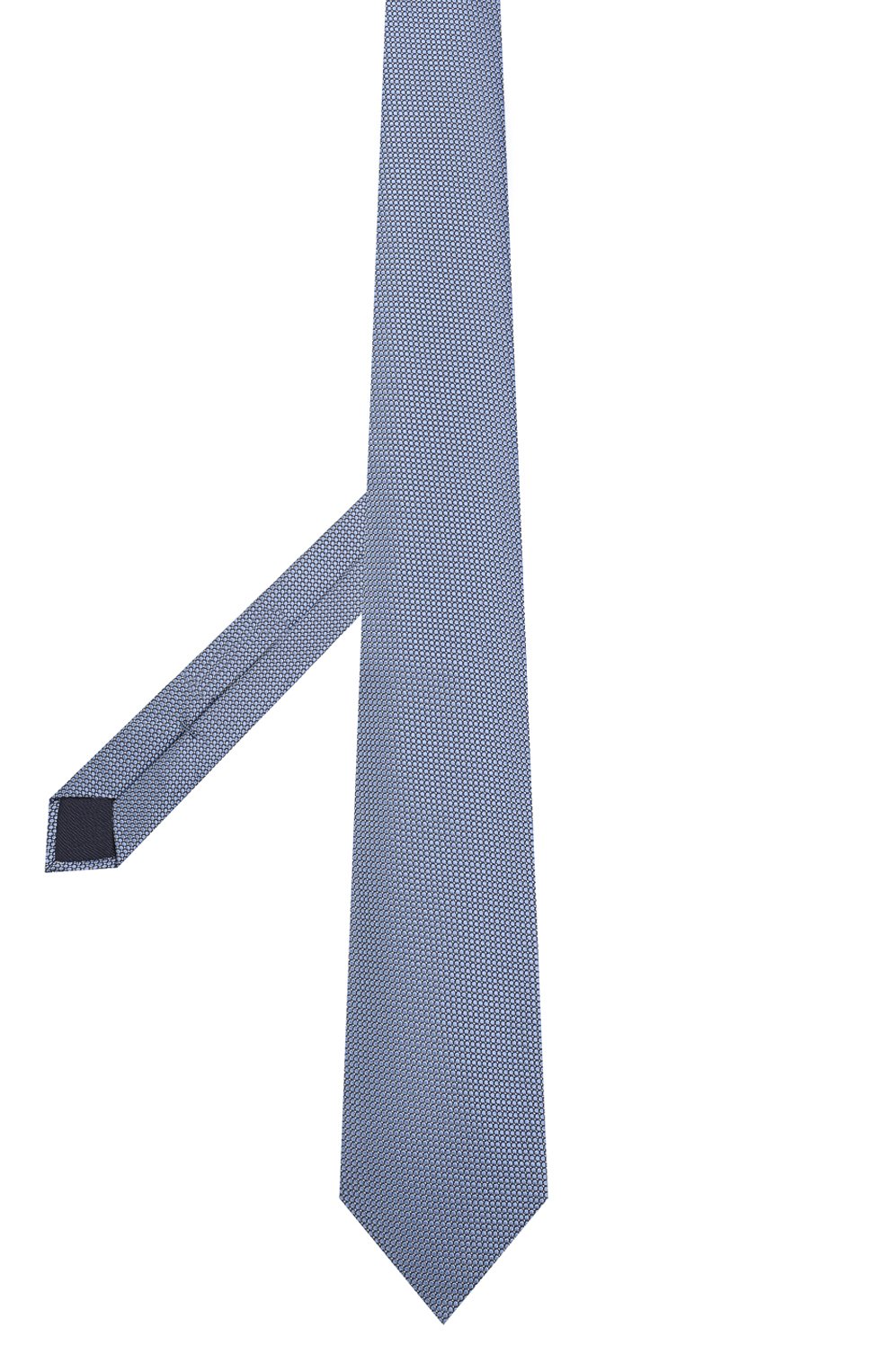 Шелковый галстук CORNELIANI голубого цвета по цене 15800 руб., арт. 87U390-1120307/00, фото 2 Шелковый галстук CORNELIANI, арт. 87U390-1120307/00, фото 2