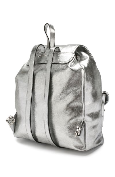 Рюкзак venice SAINT LAURENT серебряного цвета по цене 280000 руб., арт. 605113/1Q30N, фото 3 Рюкзак venice SAINT LAURENT, арт. 605113/1Q30N, фото 3