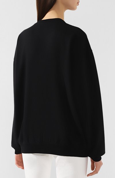 Свитшот ACNE STUDIOS черного цвета по цене 32050 руб., арт. AI0025, фото 4 Свитшот ACNE STUDIOS, арт. AI0025, фото 4