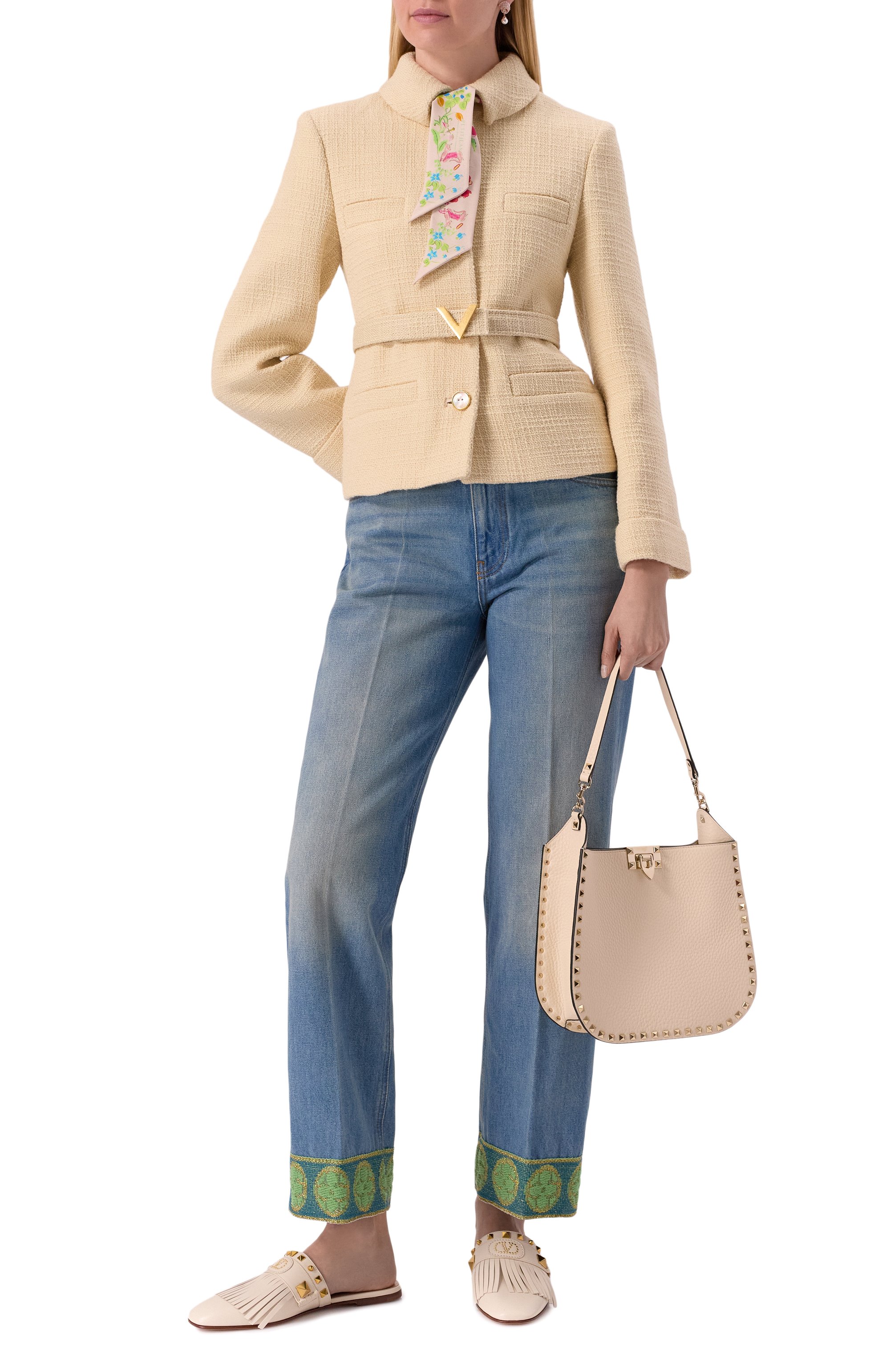 Кожаные сабо plaster caster VALENTINO, арт. 6W2S0LP4/EUX, фото 2