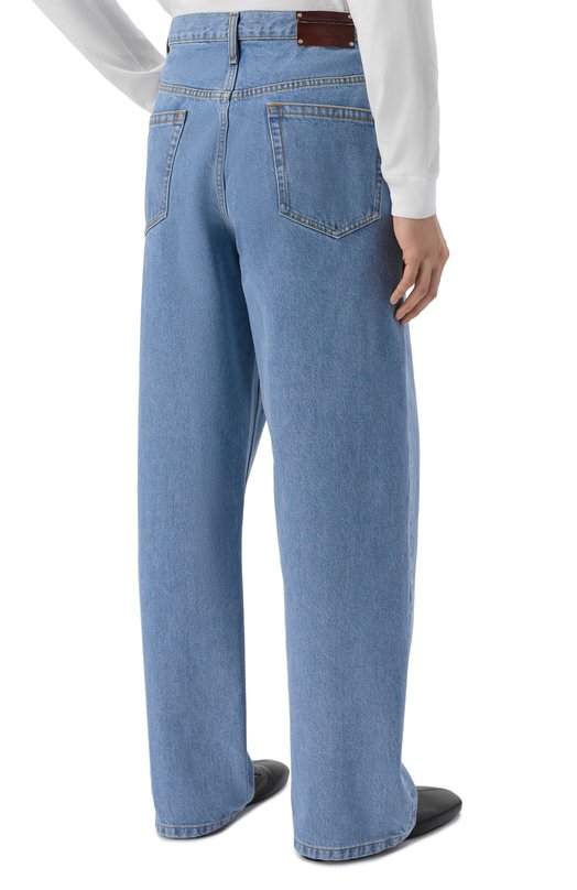 Джинсы Dries Van Noten 020942/3384 Голубой  020942/3384 Фото 4