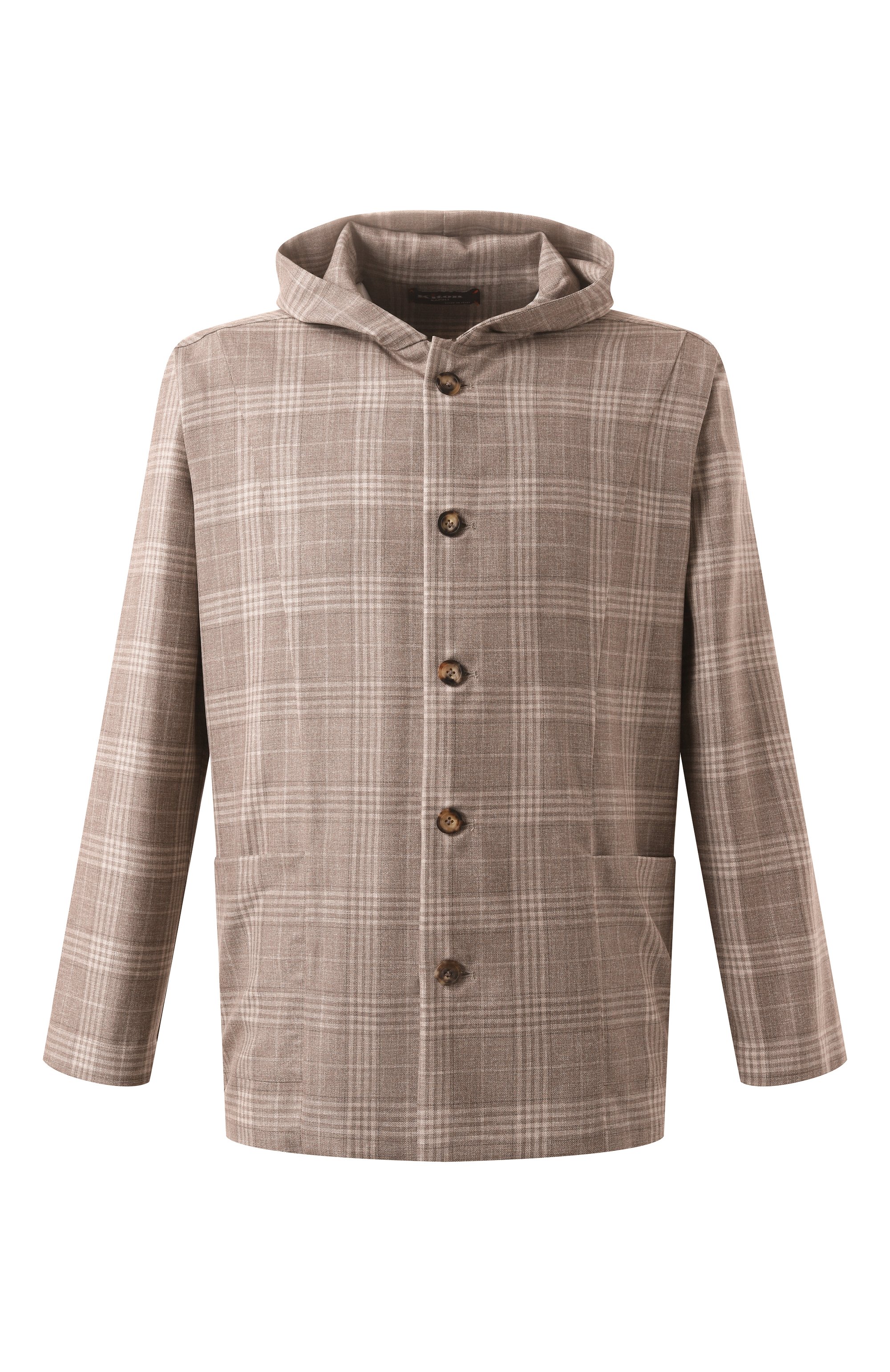 Шерстяная рубашка KITON, арт. UMCLUCAK0624E05, фото 1