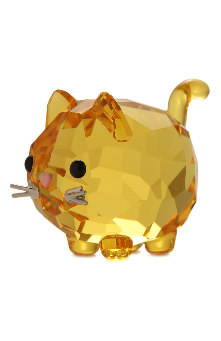 Фигурка chubby cats SWAROVSKI желтого цвета, арт. 5658325 | Фото 2 (Региональные ограничения белый список (Axapta Mercury): Не проставлено; Нос: Не проставлено; Ограничения доставки: fragile-2)