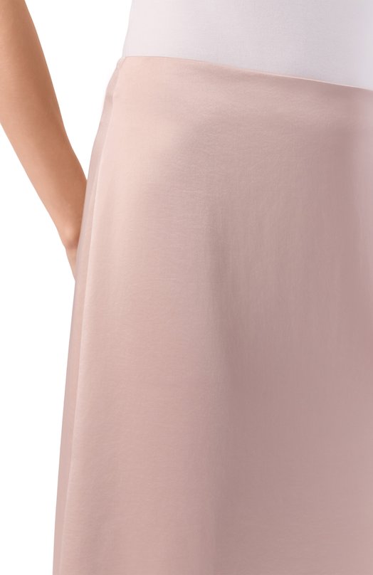 Атласная юбка Weekend Max Mara ANGEL0 Розовый  ANGEL0 Фото 5