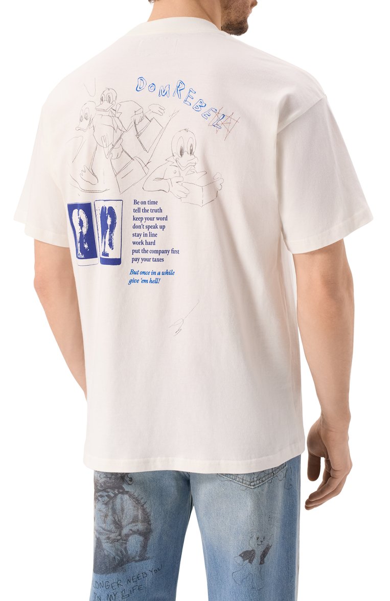 Мужская хлопковая футболка DOMREBEL белого цвета, арт. S0METIMES/T-SHIRT | Фото 4 (Длина (для топов): Стандартные; Драгоценные камни: Проставлено; Рукава: Короткие; Материал сплава: Проставлено; Принт: С принтом; Стили: Гранж; Материал внешний: Хлопок; Мужское Кросс-КТ: Футболка-одежда; Кросс-КТ: Джерси)