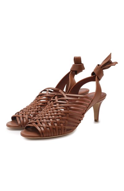 Женские кожаные босоножки kristin  LORO PIANA, арт. FAI6217