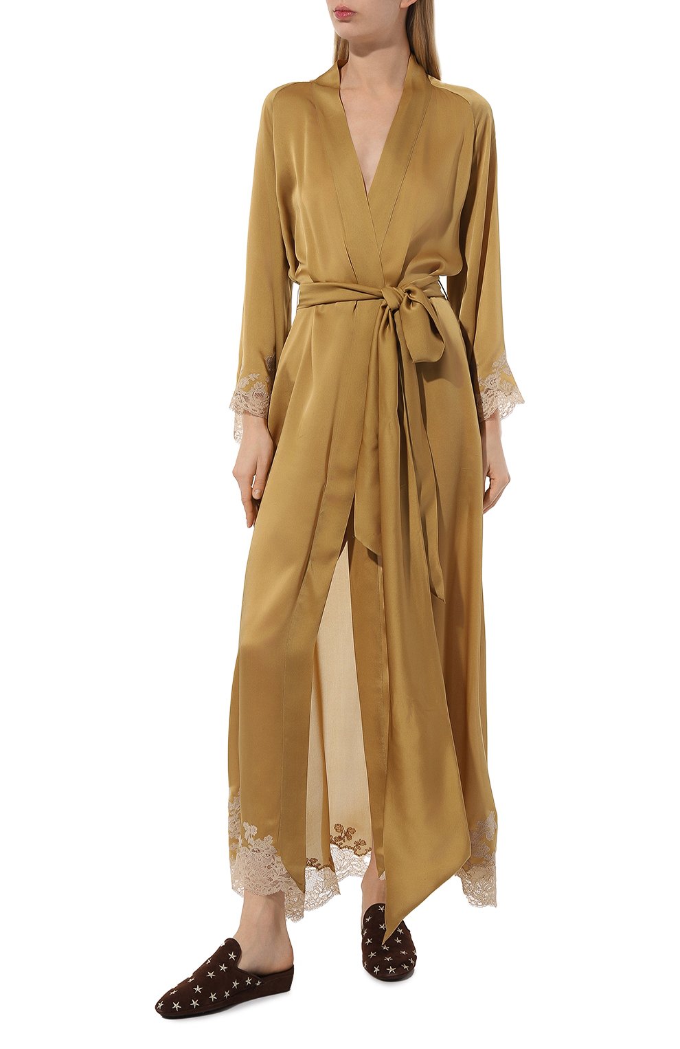 Шелковый халат CARINE GILSON, арт. AG0134DP, фото 2