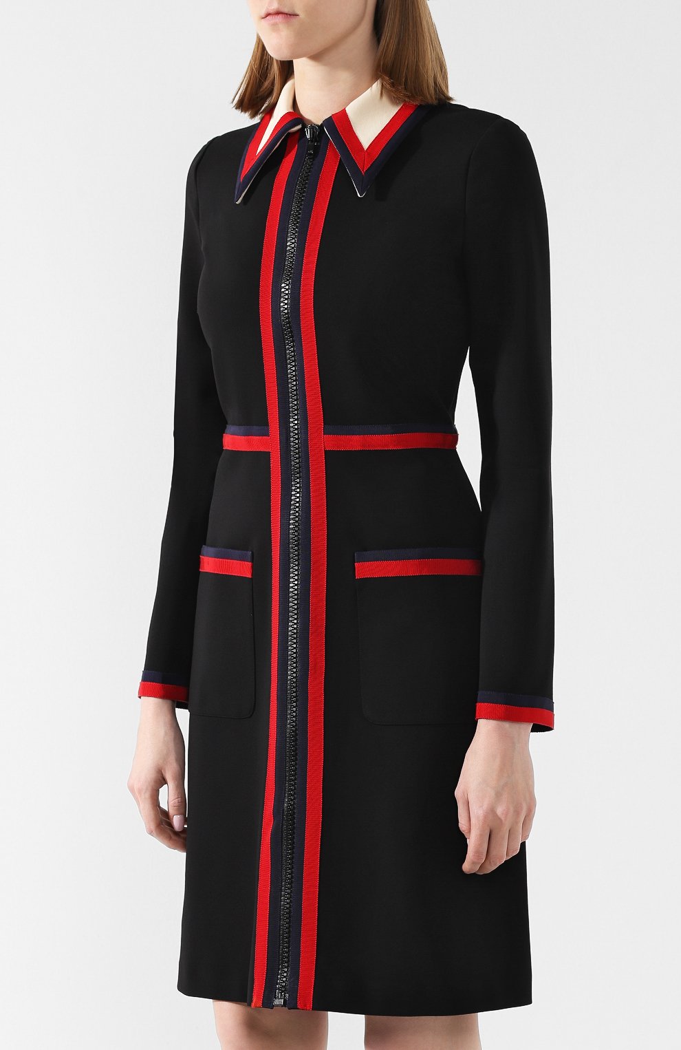 Платье на молнии с контрастной отделкой GUCCI, арт. 538743/X927B, фото 3