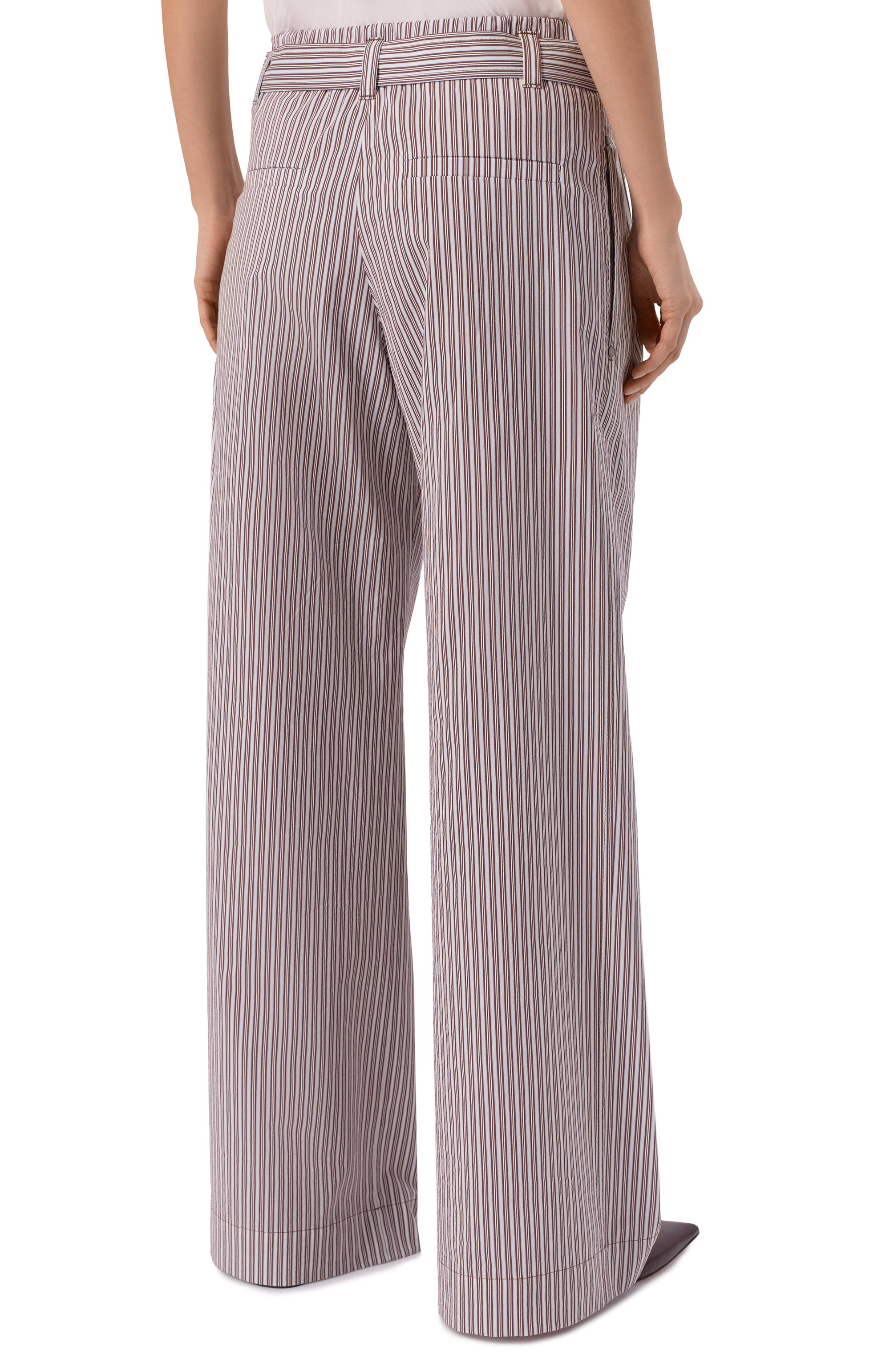 Брюки из хлопка и шелка BRUNELLO CUCINELLI, арт. MH746P9176, фото 4