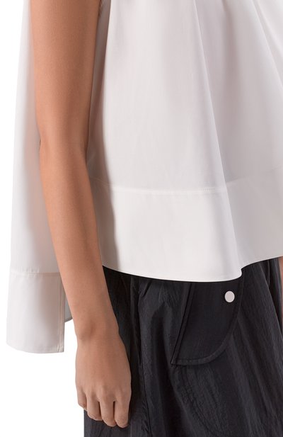 Хлопковый топ CO белого цвета по цене 68650 руб., арт. 1413LCSP-C0RE, фото 5 Хлопковый топ CO, арт. 1413LCSP-C0RE, фото 5