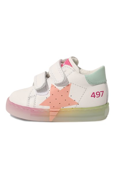 Кожаные кеды FALCOTTO розового цвета по цене 12700 руб., арт. 2015346/01/18, фото 2 Кожаные кеды FALCOTTO, арт. 2015346/01/18, фото 2