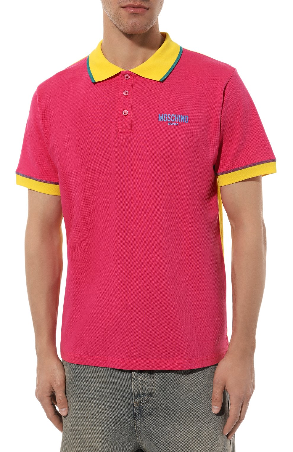 Хлопковое поло MOSCHINO, арт. A1603/9309, фото 3