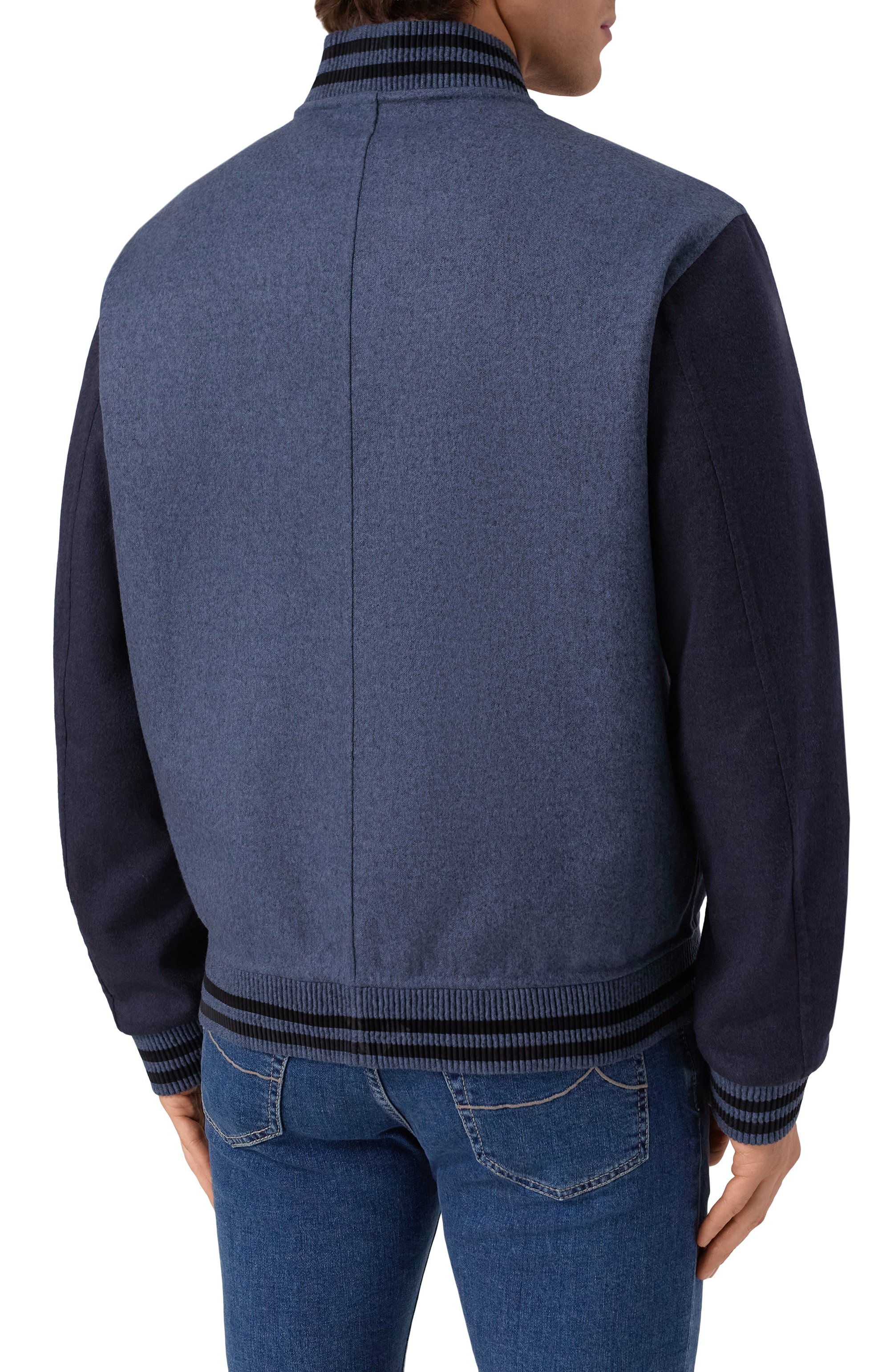 Бомбер и шерсти и кашемира ZILLI, арт. DBL005M024450034U, фото 4