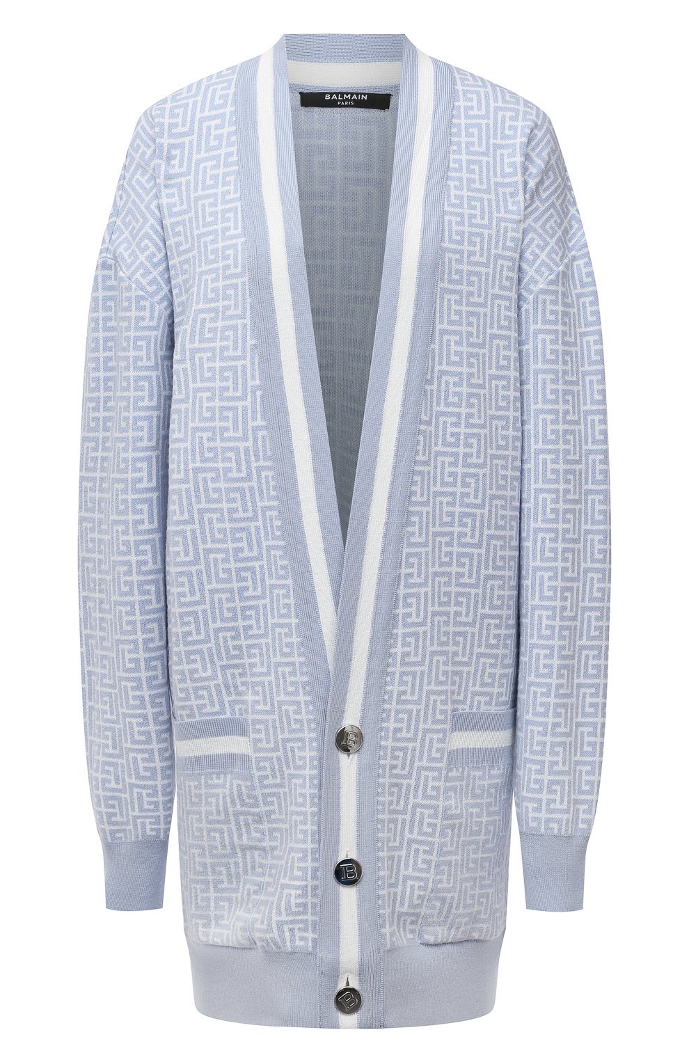 Кардиган из шерсти и льна BALMAIN, арт. WH1K0010/K020, фото 1