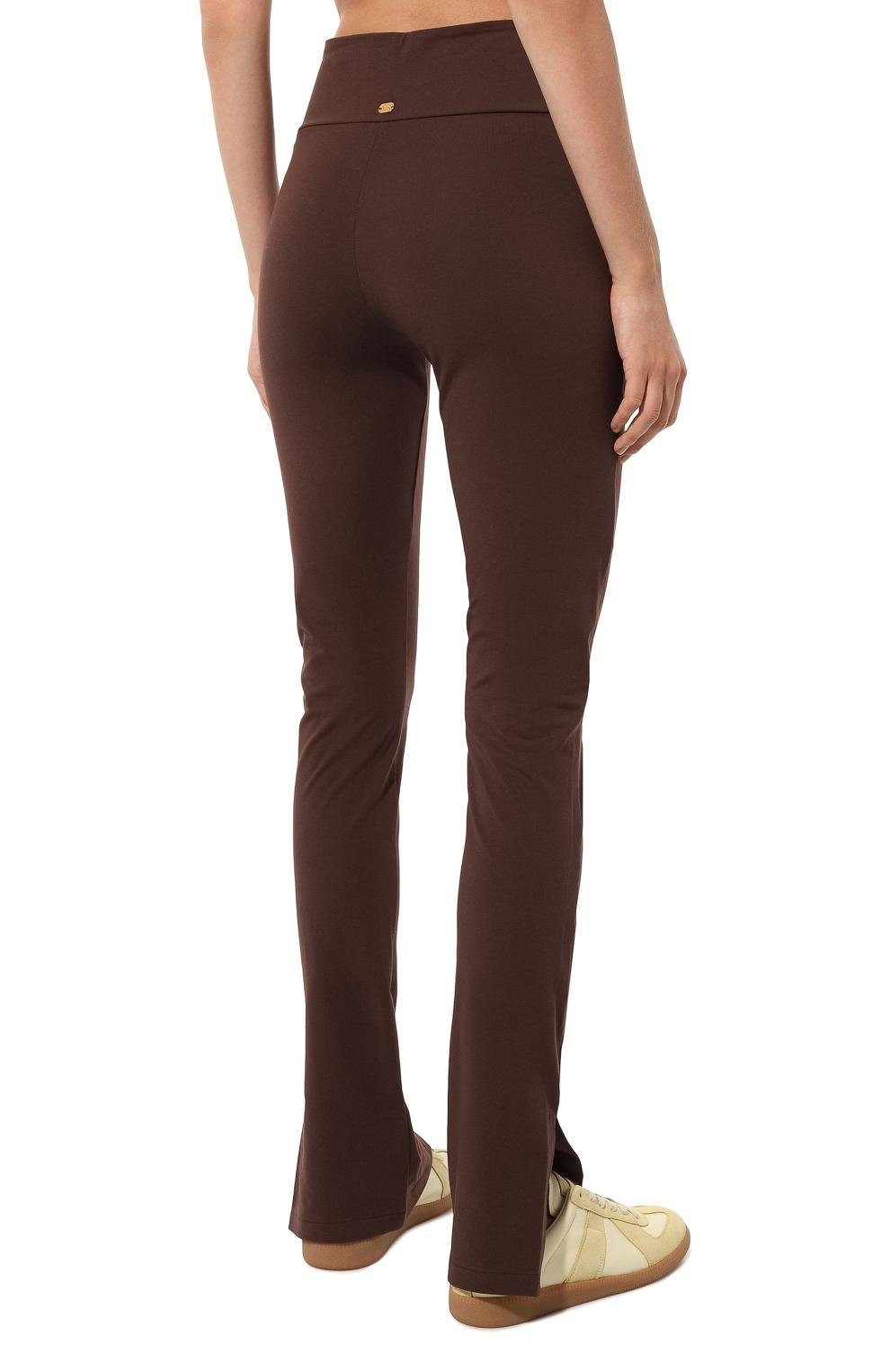 Хлопковые брюки COSY SUNDAY темно-коричневого цвета по цене 34600 руб., арт. H1LT118EU., фото 4 Хлопковые брюки COSY SUNDAY, арт. H1LT118EU., фото 4