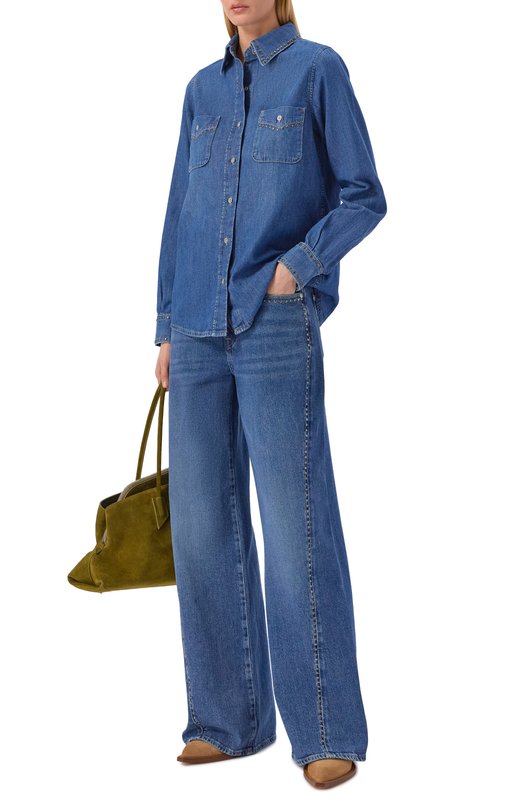 Джинсы Lotta 7 For All Mankind 7UX1TC10-21C Синий  7UX1TC10-21C Фото 2