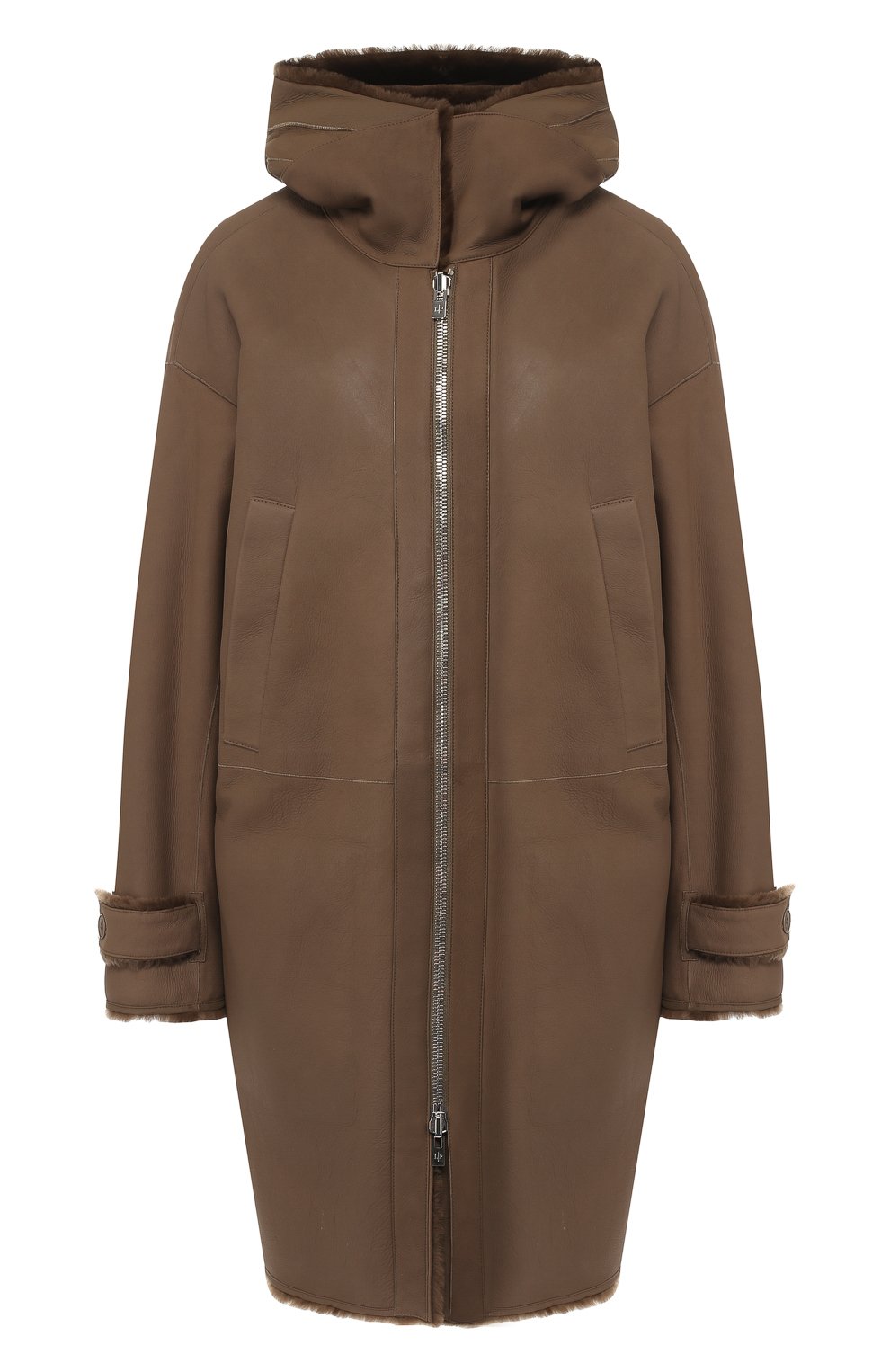 Двусторонняя дубленка с капюшоном LORO PIANA, арт. FAI3086, фото 1