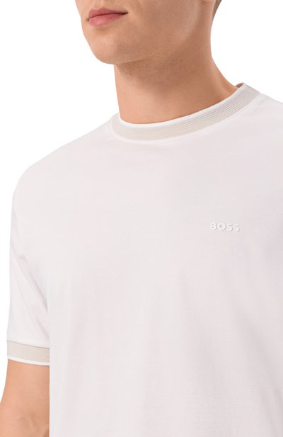 Хлопковая футболка BOSS, арт. 50543858, фото 5
