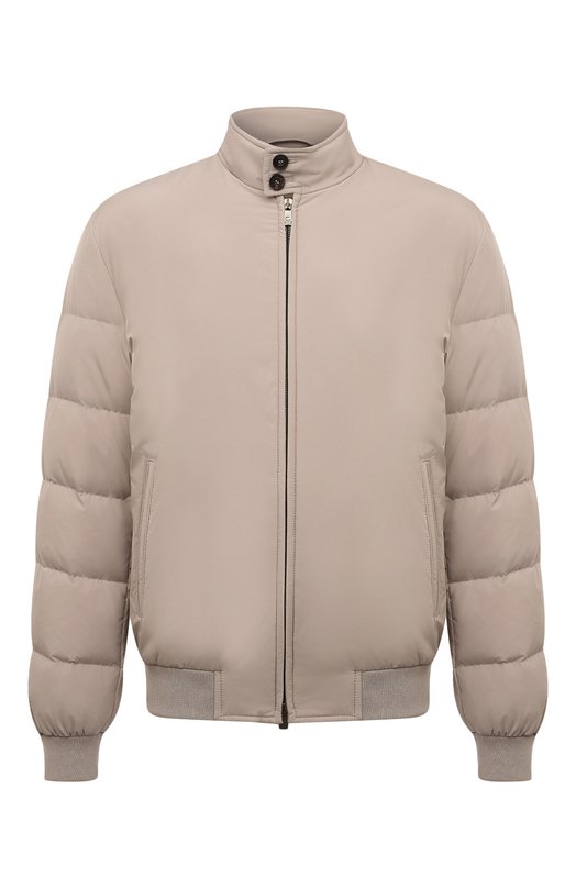 Пуховый бомбер Corneliani 94L5B1-9420150 Бежевый 94L5B1-9420150