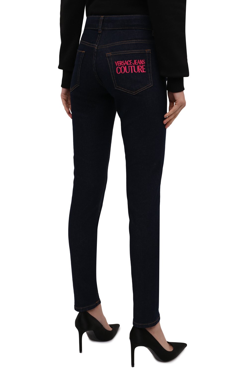 Джинсы VERSACE JEANS COUTURE, арт. 71HAB5K3-71DP500 C SKINNY RIC FR PKT VJC D STR/CDW, фото 4