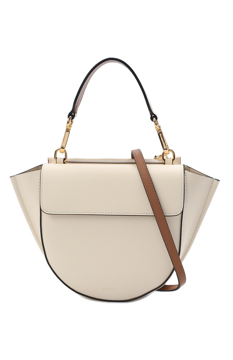 Женская сумка hortensia mini WANDLER молочного цвета, арт. H0RTENSIA BAG MINI | Фото 6 (Размер: mini; Сумки-технические: Сумки через плечо, Сумки top-handle; Материал: Натуральная кожа; Ремень/цепочка: На ремешке)
