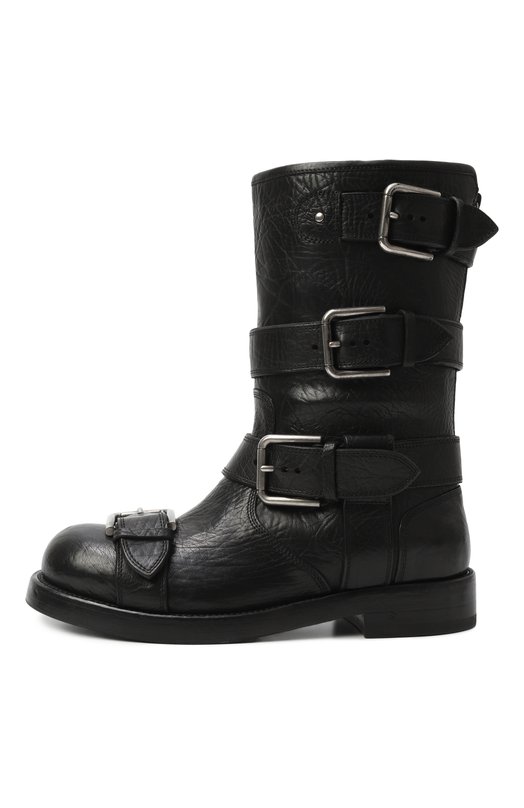 Кожаные ботинки Bernini Dolce & Gabbana CT1106/AW352 Чёрный  CT1106/AW352 Фото 4