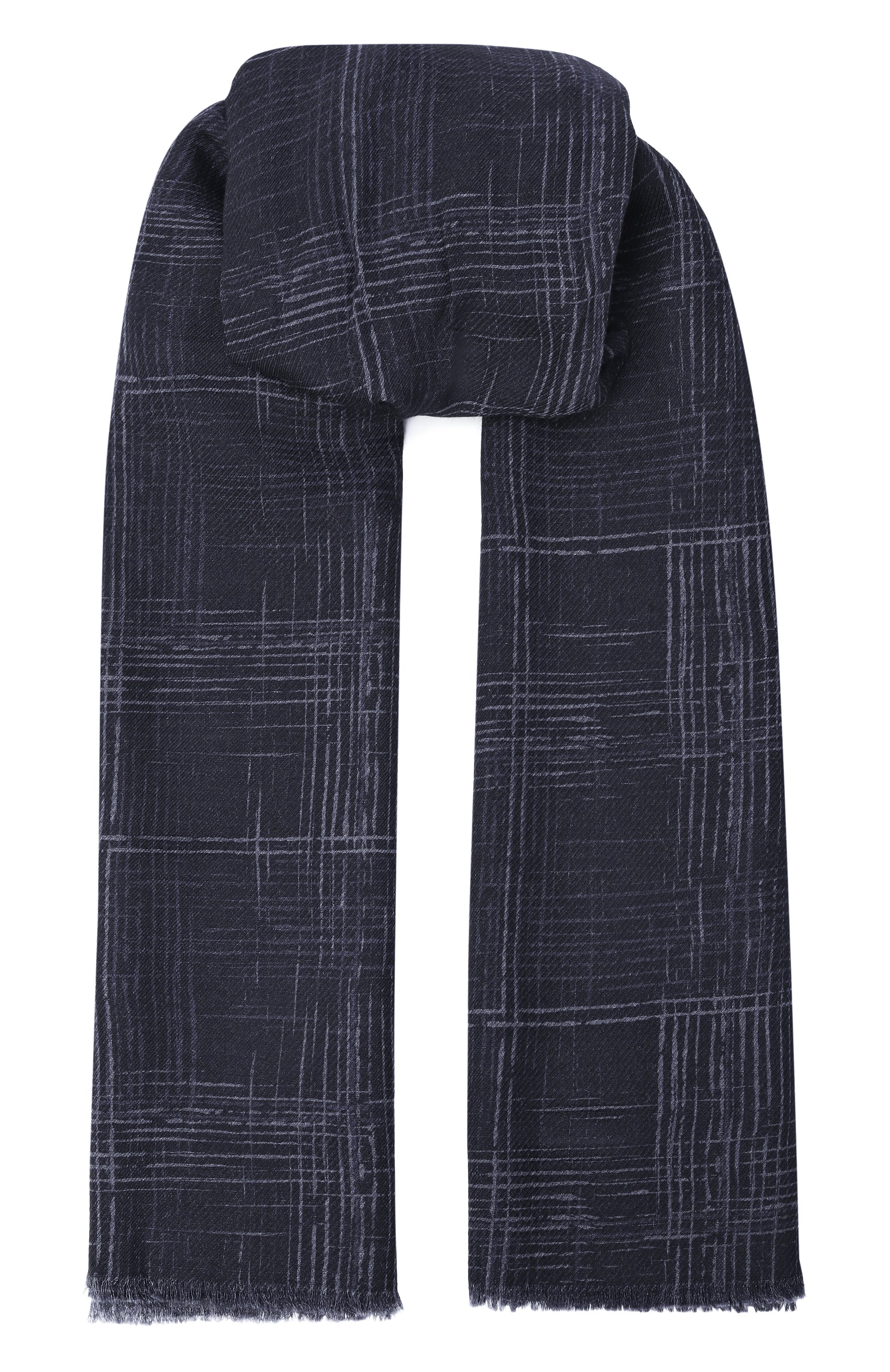 Шерстяной шарф CORNELIANI, арт. 26B373-2629036, фото 1