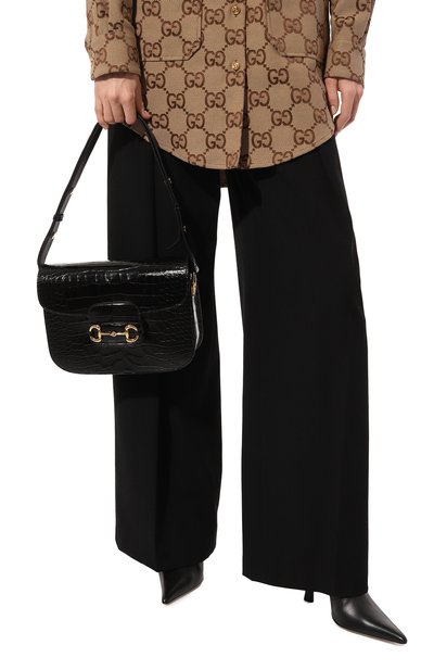Сумка 1955 horsebit small из кожи аллигатора GUCCI, арт. 602204 EV40G, фото 2